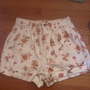American Eagle floral shorts, never worn